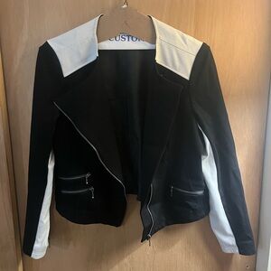 Stylish Black and White Women's Jacket